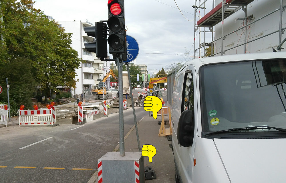 Baustelle Birkenwaldstraße